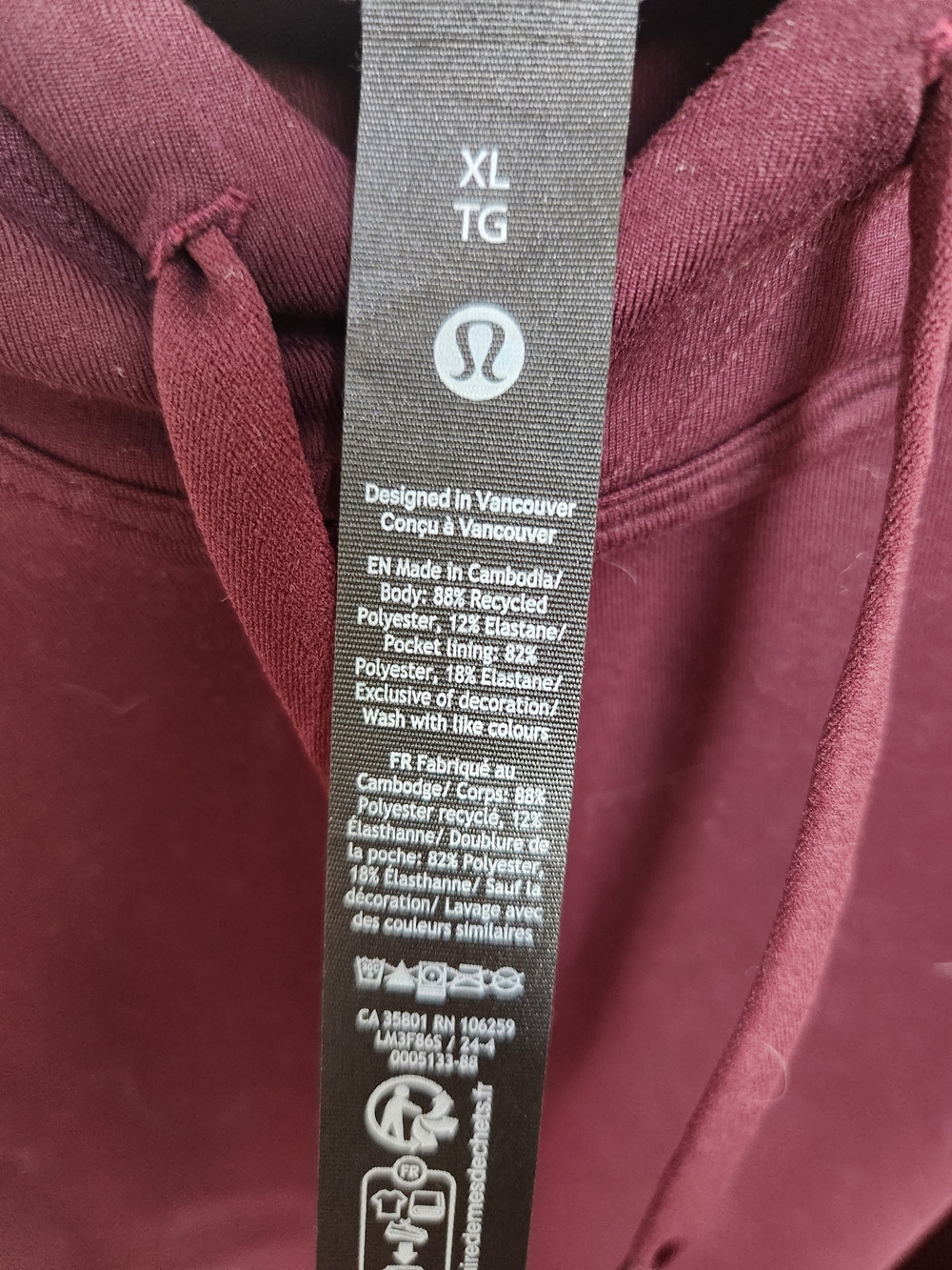 NWOT Lululemon Soft Jersey Hoodie